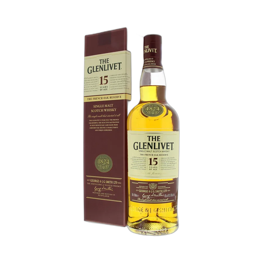The Glenlivet 15 Year Old French Oak Reserve 6x70cl bottle