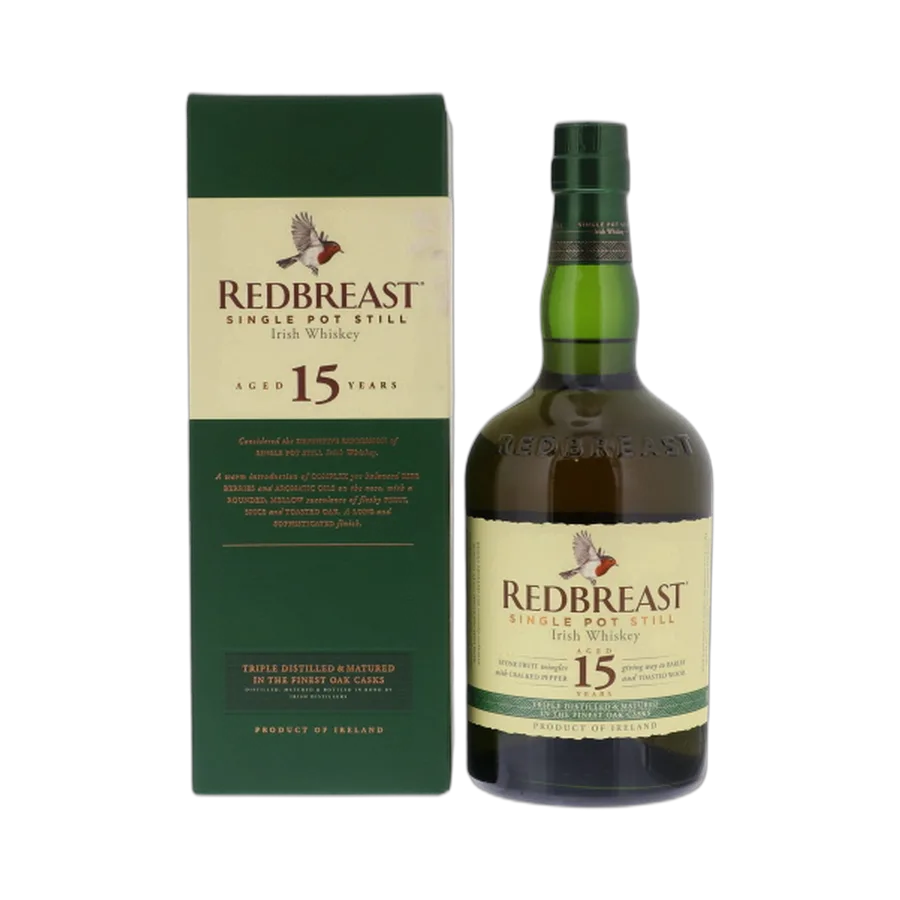 Redbreast 15 Year Old Single Pot Still 3x70cl bottle