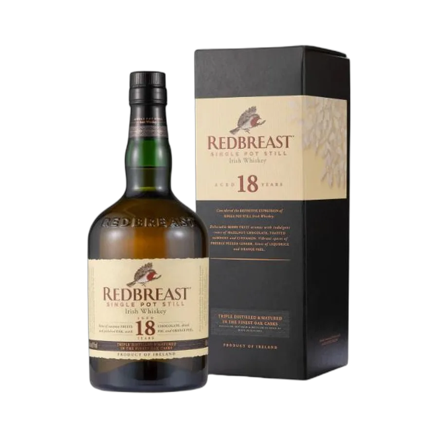 Redbreast 18 Year Old Single Pot Still 3x70cl bottle